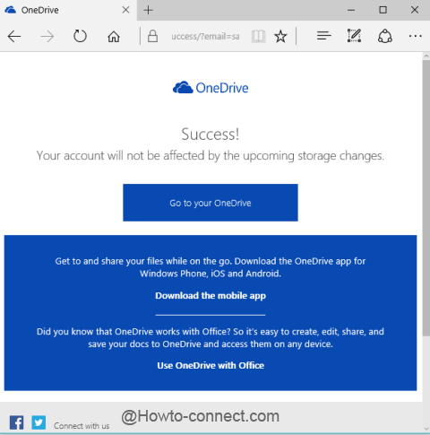 OneDrive free storage is now safe from losing