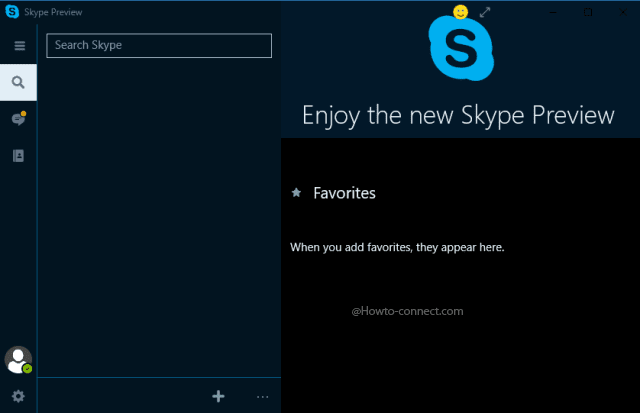 Enable Skype Dark Mode in Windows 10