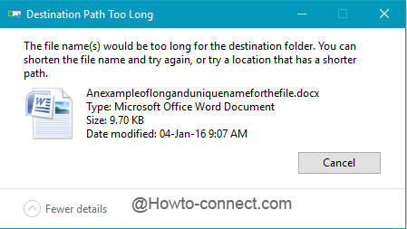 How to Fix Destination Path Too Long Error in Windows 10