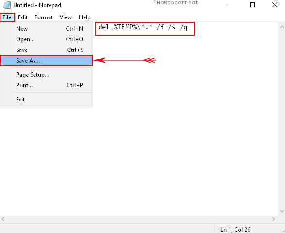 4 Ways to Delete Temp Files in Windows 10 Create Batch File Image 12