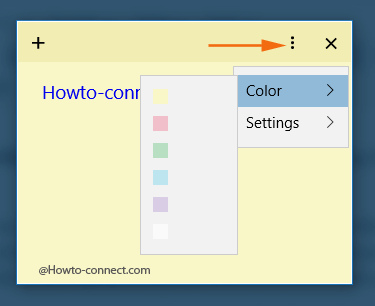 Change Color Sticky Notes Windows Ink Workspace