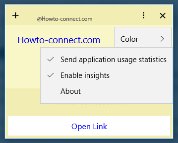Sticky Notes Settings Windows Ink Workspace