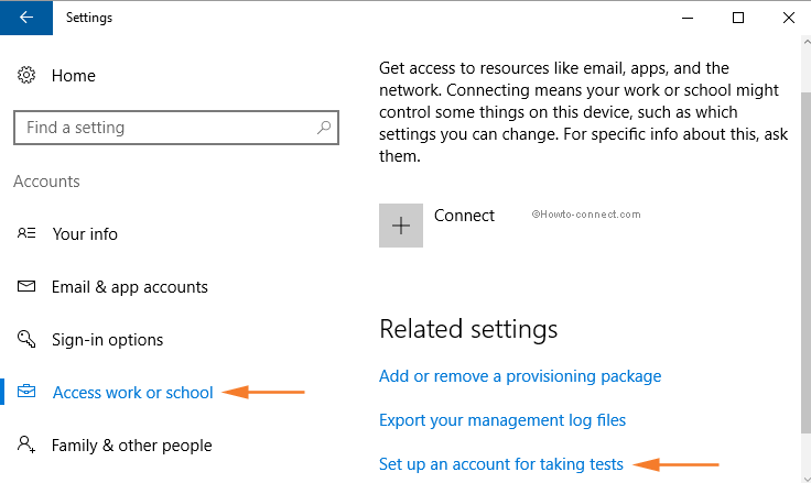 How to Set up Account for Taking Test in Windows 10 Single PC