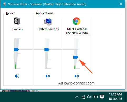 Adjust Sound Volume for Each App Separately Windows 10 in Volume Mixer