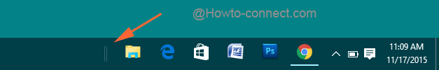 Drag separator line to the right of Recycle Bin icon