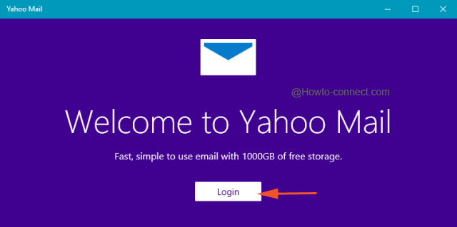 Yahoo Mail App Windows 10 - Setup