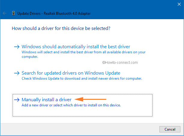 Manually Install a Driver on Device Manager Directly in Windows 10