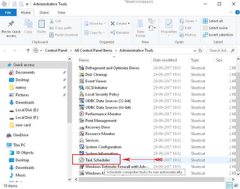 7 Ways to Open Task Scheduler in Windows 10 From Classic Control Panel Image 5