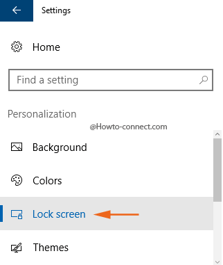 Lock screen segment Windows Personalization settings