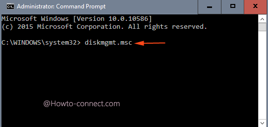 disk management command in command prompt