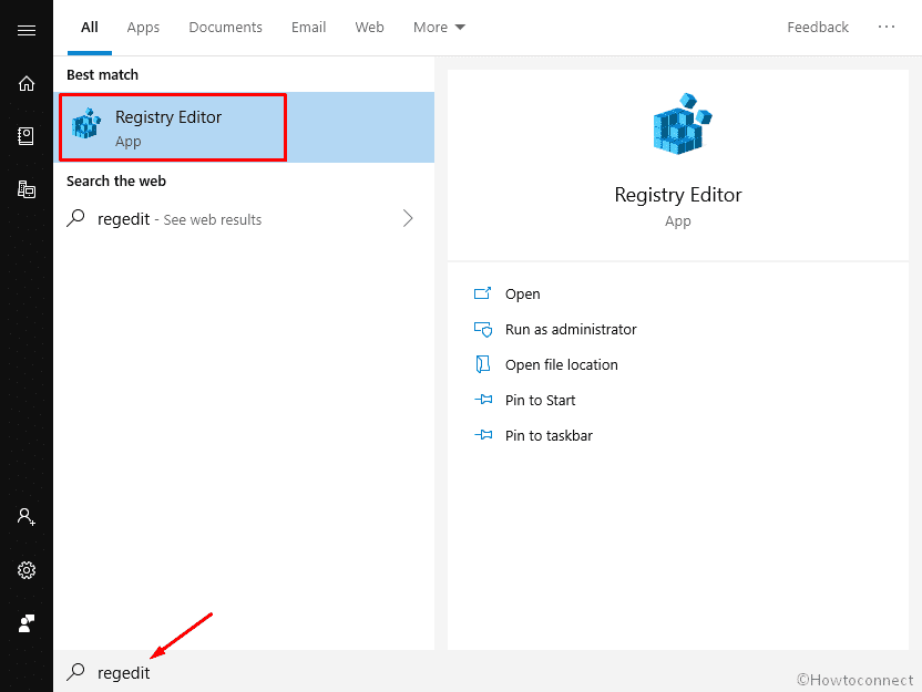 9 Ways to Open Registry Editor in Windows 10 - Image 1