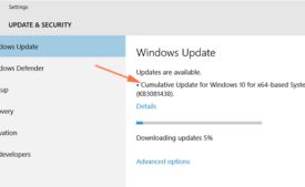 cumulative update windows 10