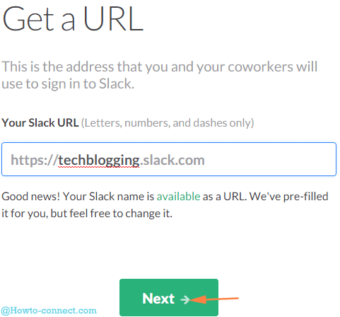  get url and next button