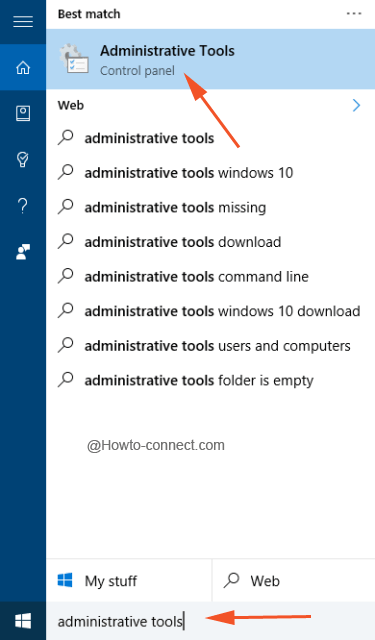 Cortana Administrative tools
