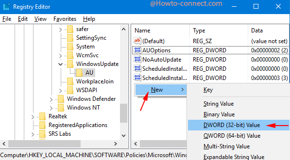new dword 32 bit value