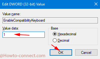 Turn on Standard Layout Full On-Screen Keyboard in Windows 10
