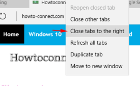 close tabs to the right edge