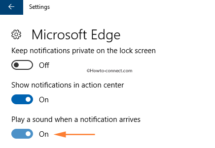 Play Sound When App Notification Arrives in Windows 10 turn on
