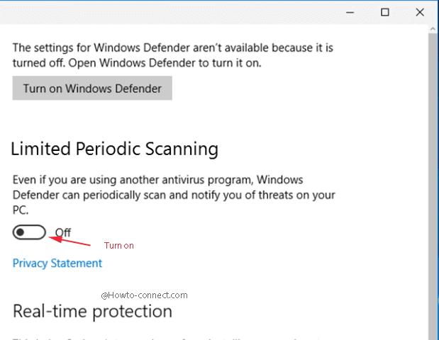 How to Enable Limited Periodic Scanning in Windows Defender Windows 10