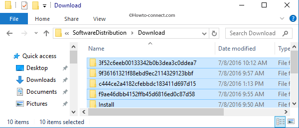 Remove Items From C:\Windows\SoftwareDistribution\Download Windows 10
