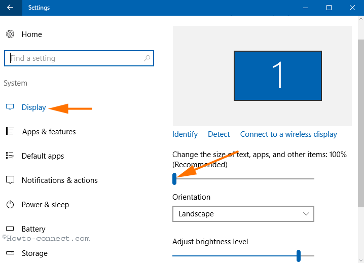 How to Fix 4K Scaling Issues in Windows 10 using slider to Change the size of text apps and other items