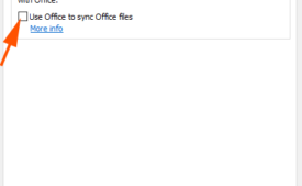 use office to sync file microsoft onedrive