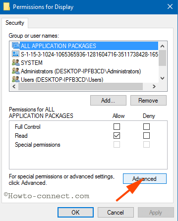 How to Customize Desktop Context Menu on Windows 10 permission for display advanced button