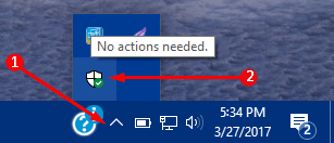 Access Windows Defender Security Center on Windows 10 Pics 2