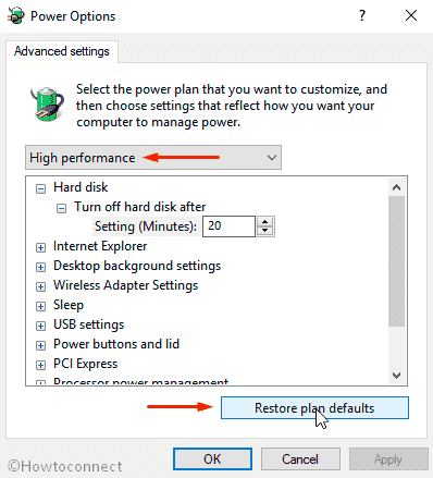 Activate High Performance mode