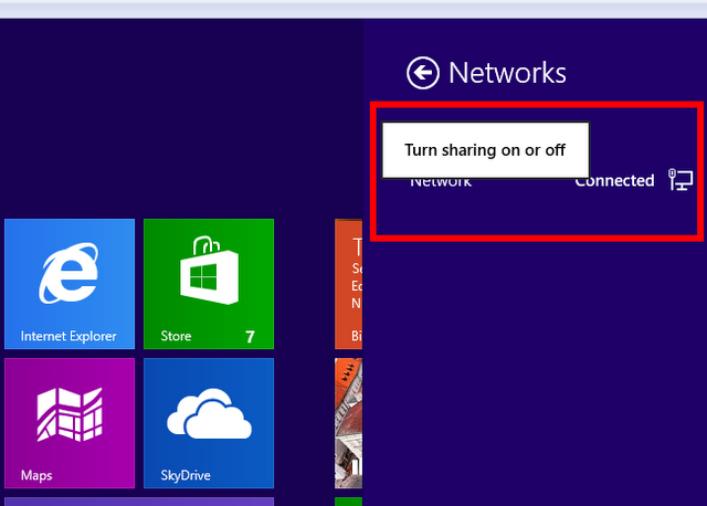 activate windows 8 homegroup sharing image