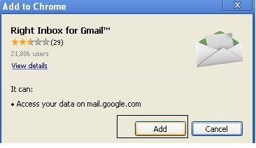 Add Right inbox extension to chrome add right inbox extension to chrome