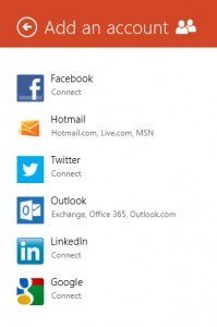 Add account in People App add account in people app