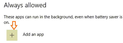 Add an app to run in the background Add an app to run in the background
