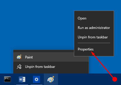 Always Run Taskbar Pinned Program as Administrator Windows 10 Pics 2