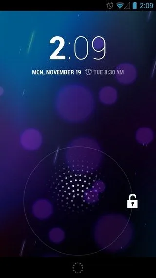 Android 4.2 lockscreen features