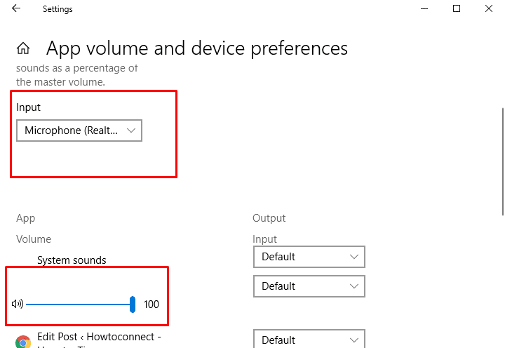 App volume and device preferences image 4