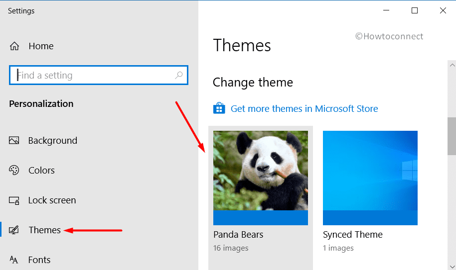 Apply Panda Bears theme in Windows 10 Pic 2