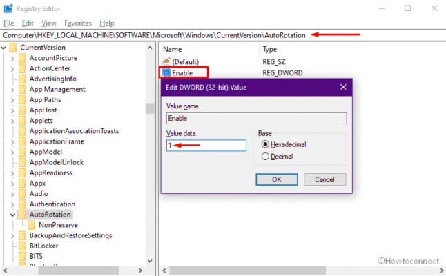 Auto Rotation Fails Fix Auto Rotation not working in Windows 10