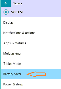 Optimize Laptop Battery in Windows 10 Optimize Battery Saver Settings in Windows 10
