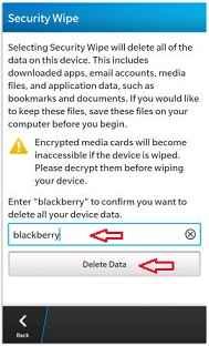 BlackBerry10 wipe data securly blackberry10 wipe data securly