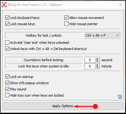 Block Mouse and Keyboard Using Bluelife Keyfreeze photo 2