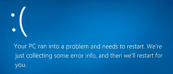 Blue Screen of Death Windows 10 Error Codes List [BSOD]