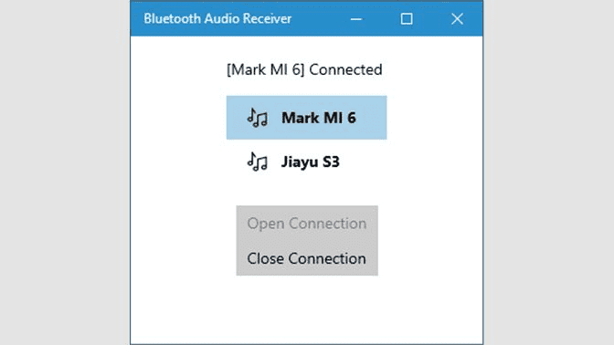 bluetooth audio receiver windows 10 free download