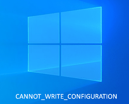 CANNOT_WRITE_CONFIGURATION