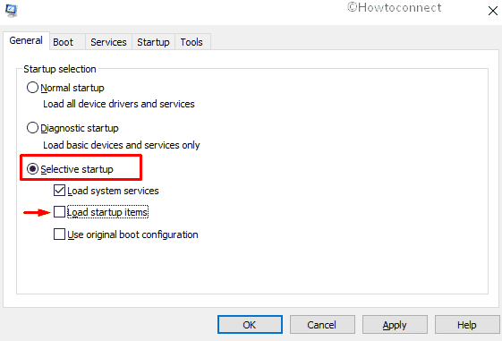 Can't change Audio Quality in Windows 10 - choose Selective starup and uncheck load startup items