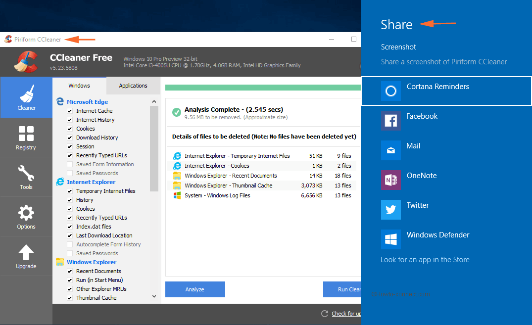 Capture and Share Screenshot Simultaneously on Windows 10 pic 1
