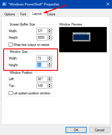 Change PowerShell Look in Windows 10 Pics 6