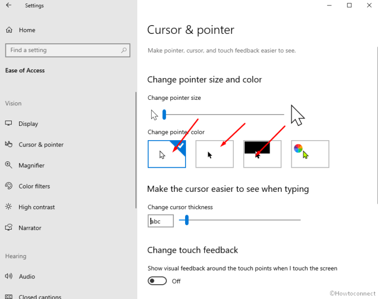 Изменить курсор мыши windows 10. Указатели мыши для Windows 10. Как поменять цвет курсора мыши. Размер курсора Windows 10. Размер курсора мыши.