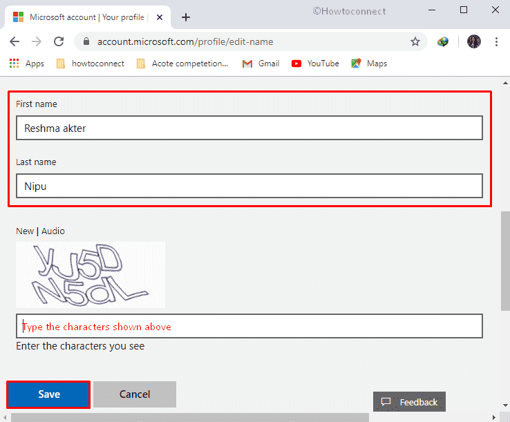 Change the Name on Lock Screen-Modify name of Micrososft account