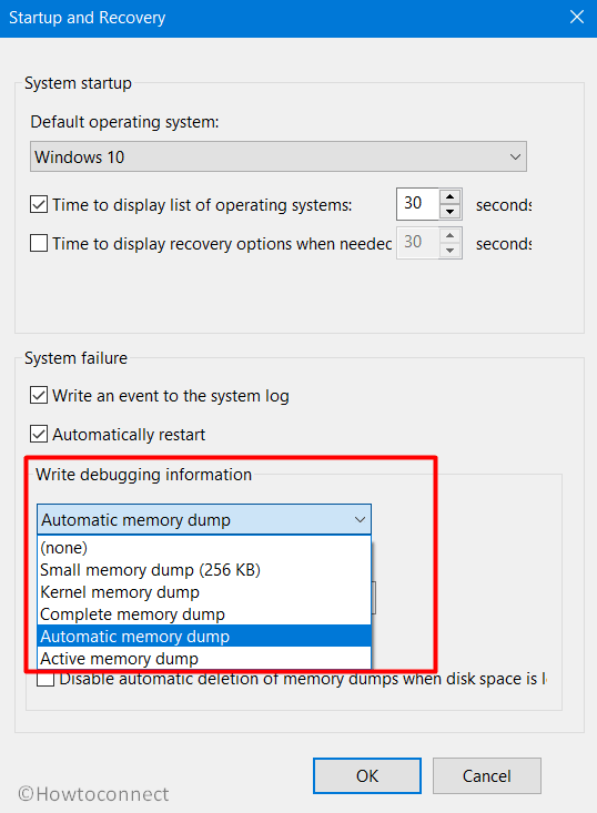 Change the Type of Memory Dump File in Windows 11 or 10 Image 3